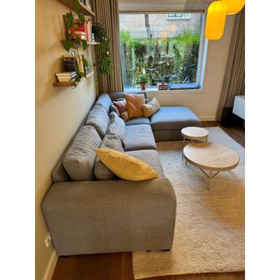 Montel Hoekbank Grijs