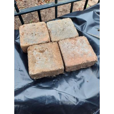 17 m2 Betonklinkers 10 x 10