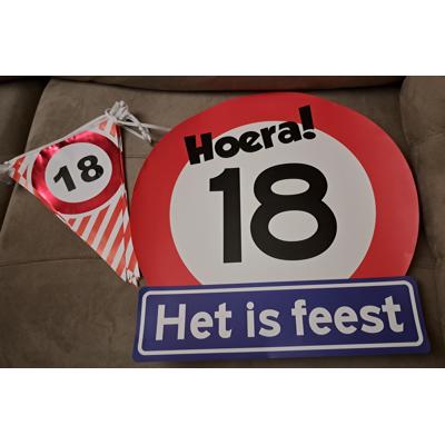 18 jaar versiering