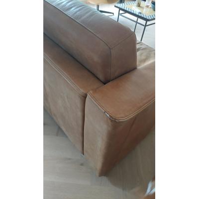 Onverwoestbare  leren  bank 2,5 a 3 zits