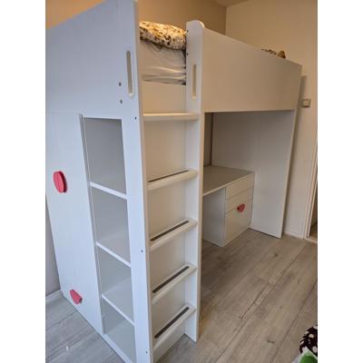 Hoogslaper inclusief lattenbodem en matras