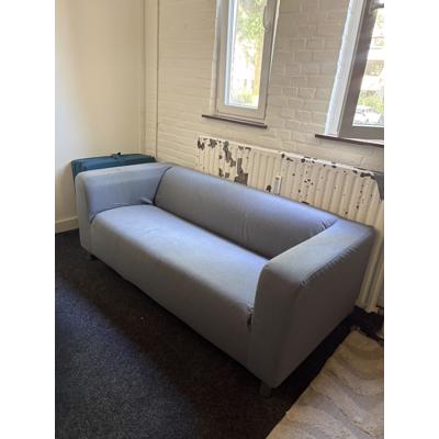 Gratis IKEA Klippan bank met grijze hoes 