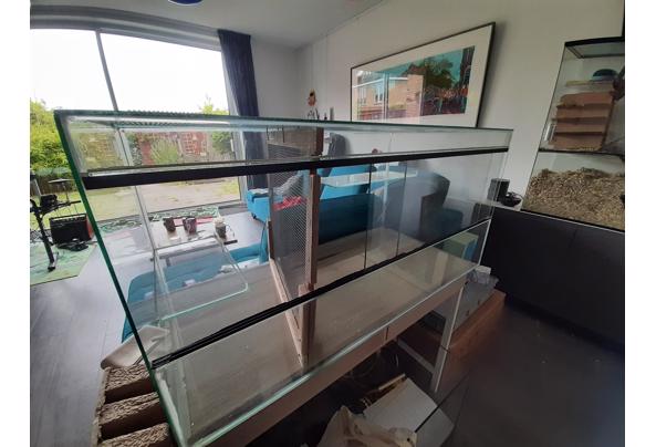 Gerbilarium/hamsterhok glas met schuifruiten - 20260630_121821