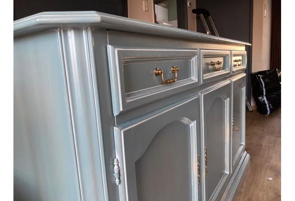 Mintgroen dressoir (146 b x 90 h x 61 d) - 4