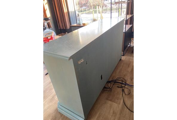 Mintgroen dressoir (146 b x 90 h x 61 d) - 7