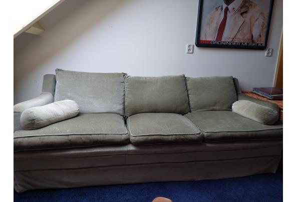 Groene velours driezitsbank - 20251103_094827