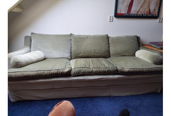 Groene velours driezitsbank - 20251103_094920