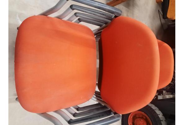 6 oranje stoelen - 1000006226