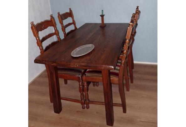 Eettafel met 4 stoelen - eethoek