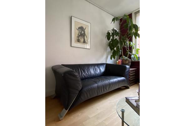 Rolf Benz 322 3-zits bank, donkerblauw, leer - IMG_0151