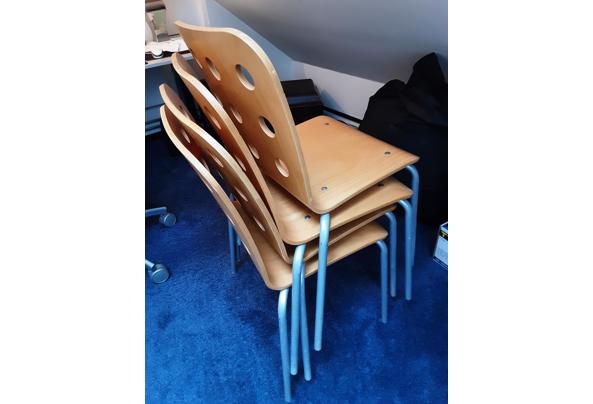 4 beuken ikea stoelen - in zeer goede staat - 20210131_143942