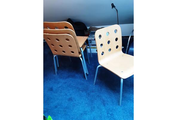 4 beuken ikea stoelen - in zeer goede staat - 20210131_144013