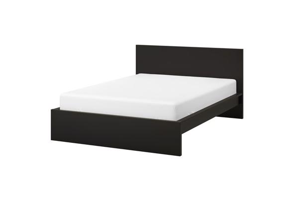 Ikea 2 persoons bed 160x200 - malm-bedonderstel-hoog-zwartbruin__0638608_pe699032_s5
