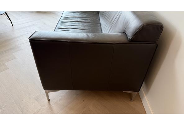 Bankstel Leer Montel - 3,5 zits, antraciet - IMG_0896