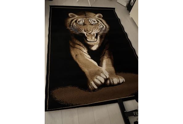 Vloerkleed 160 x 225 cm tijgerafbeelding - IMG_0132