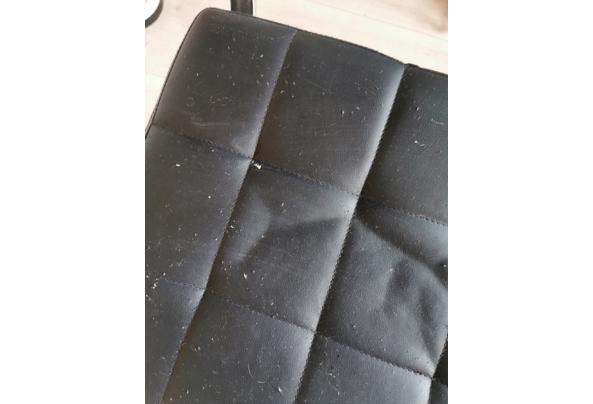 4 eetkamer stoelen zwart met metalen frame - IMG_20240224_160228