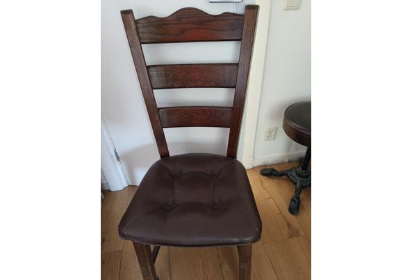 4 vintage eetkamerstoelen  - IMG20250415110029