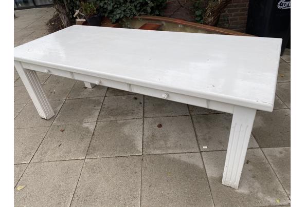 Witte robuuste tafel 223 cm lang bij 95 cm - IMG_2536-2.JPG