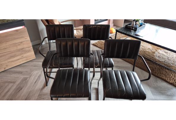 Eetkamerstoelen antraciet grijs 4x - 20260220_112202