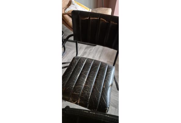 Eetkamerstoelen antraciet grijs 4x - 20260220_112306