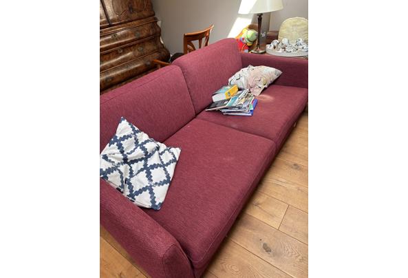 1 jaar oude rode bank 2,5 Zits  - IMG_9275
