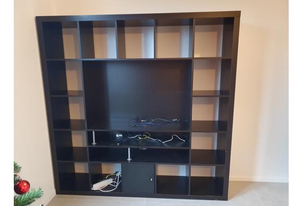 Ikea Expendit zwarte TV meubel 185x185 - 20241208_104346