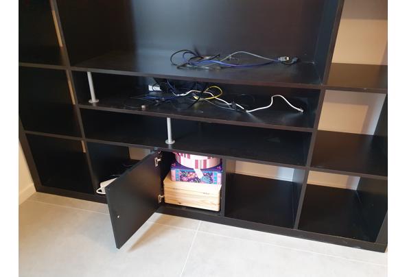 Ikea Expendit zwarte TV meubel 185x185 - 20241208_104408