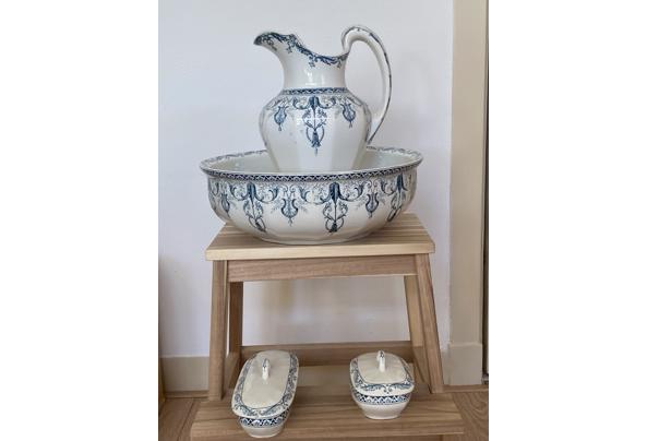 Puntgaaf origineel Regout Lampet stel - IMG_8112