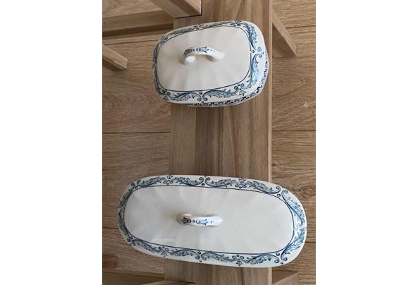 Puntgaaf origineel Regout Lampet stel - IMG_8114