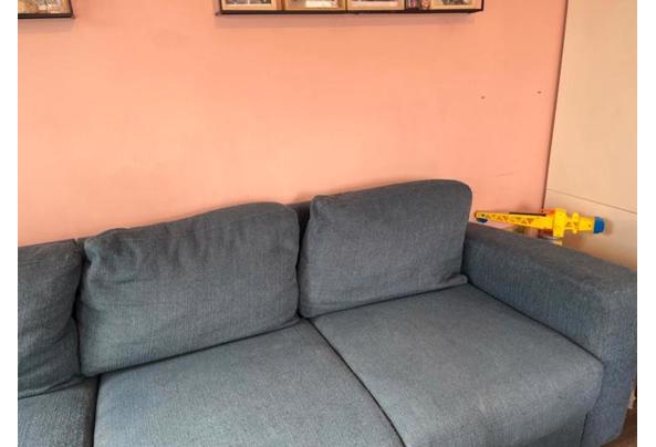 Donkerblauwe bank met loungegedeelte - 250 cm breed - IMG_0500 Donkerblauwe bank met loungegedeelte - 250 cm breed - IMG_0500