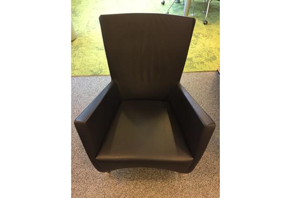 Lederen fauteuils zwart 2 stuks - IMG_8882.JPG
