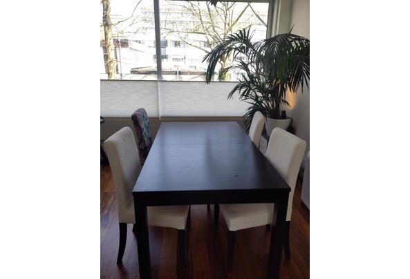 Gratis af te halen Ikea Bjursta uitschuifbare zwarte tafel - IMG_20250327_141350