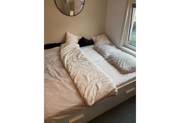Ikea bed met 4 lades (160x200)  - 7A714130-D6F9-4B87-AC8E-CF583FE95976