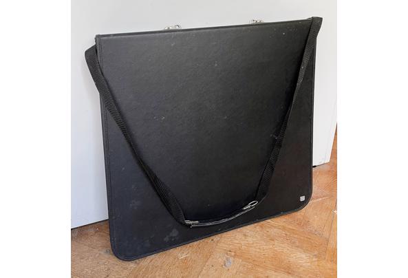 Portefolio met plastic mappen - portef-2