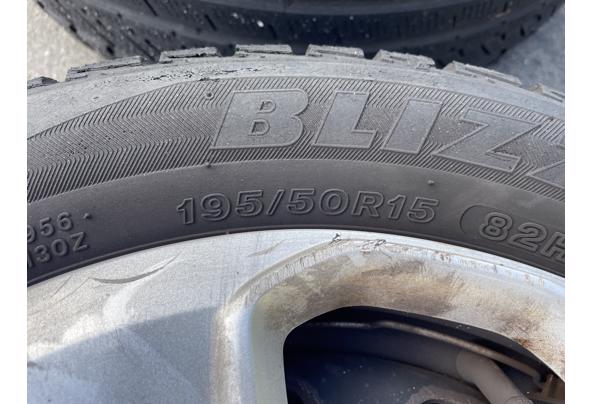 4 metalen velgen/ banden 195/50 R15 - IMG_3923