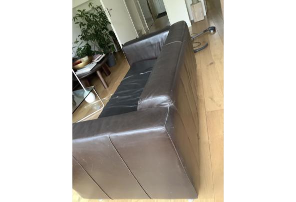 Bank pull up leer bruin, 2,5 zits - 4F3EB0CC-BD16-449E-879A-EB3243E400C9