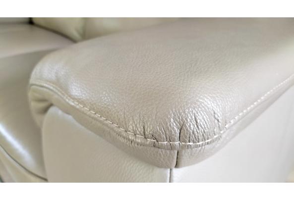 Bankstel, echt leer, praktisch in nieuwstaat - IMG20250831111025