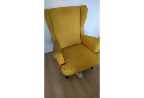 Gele IKEA Strandmon fauteuil - IMG-20220415-WA0010