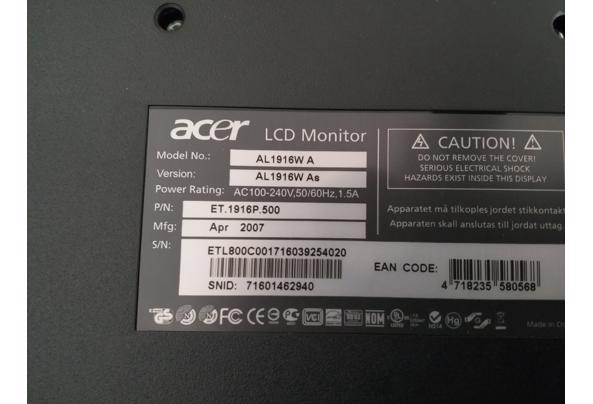 Acer monitor 18 inch - IMG_20211126_113122
