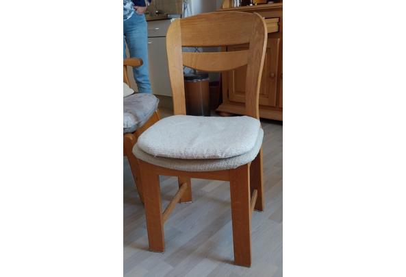 2 eiken eetkamerstoelen - 009