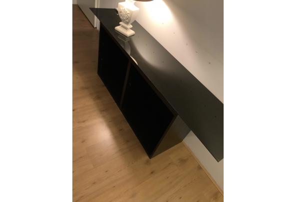 Glasplaat zwart, voor Besta kasten 120 cm lang - IMG_4756