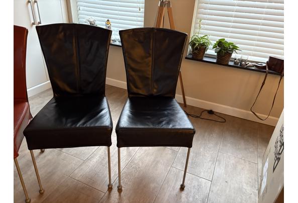 4 leren eetkamer stoelen - IMG_0952
