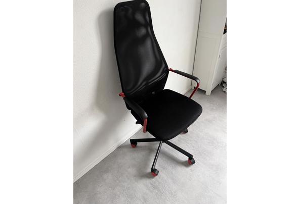 Bureaustoel zwart-rood - IMG_1492