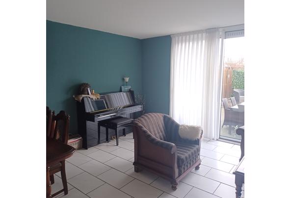 Eiken gestoffeerde fauteuil - 20230120_141233