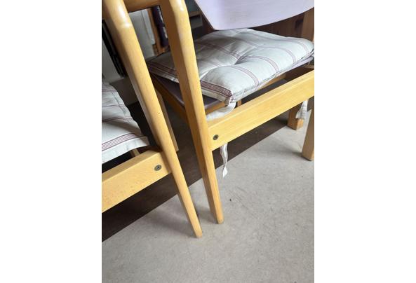 2 berken eettafelstoelen (jaren 80 vorige eeuw) - IMG_3309