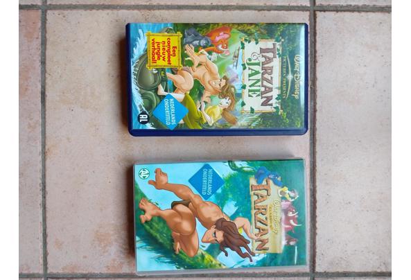  3 videocassettes VHS  en 2  Disney Tarzan  - 2-videocassettes-Tarzan