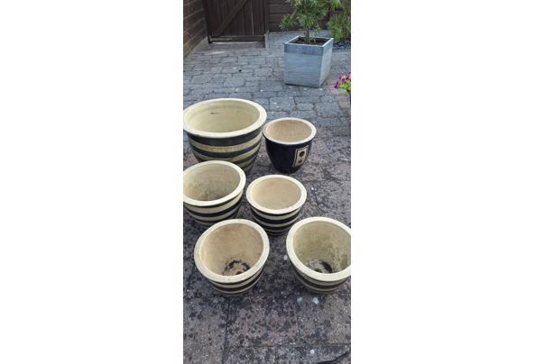 6 Bloempotten voor de tuin  - 1751655704989618598397140390123