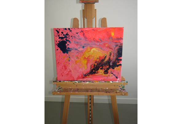 diverse schilderijen kleurrijk abstract  - IMG_4337