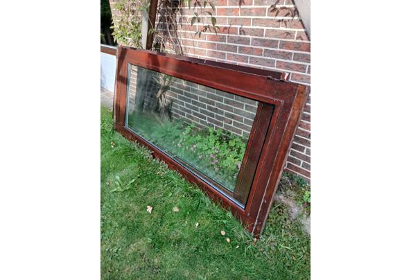 2 houten tuindeuren met glas - 20240915_173334