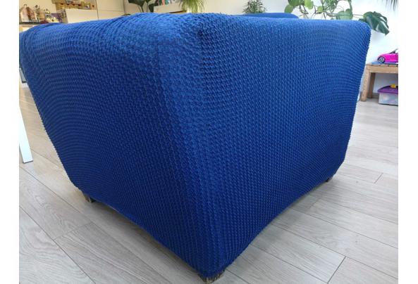 Bankstel ikea 2,5 zits en loveseat blauw - IMG-20220418-WA0001